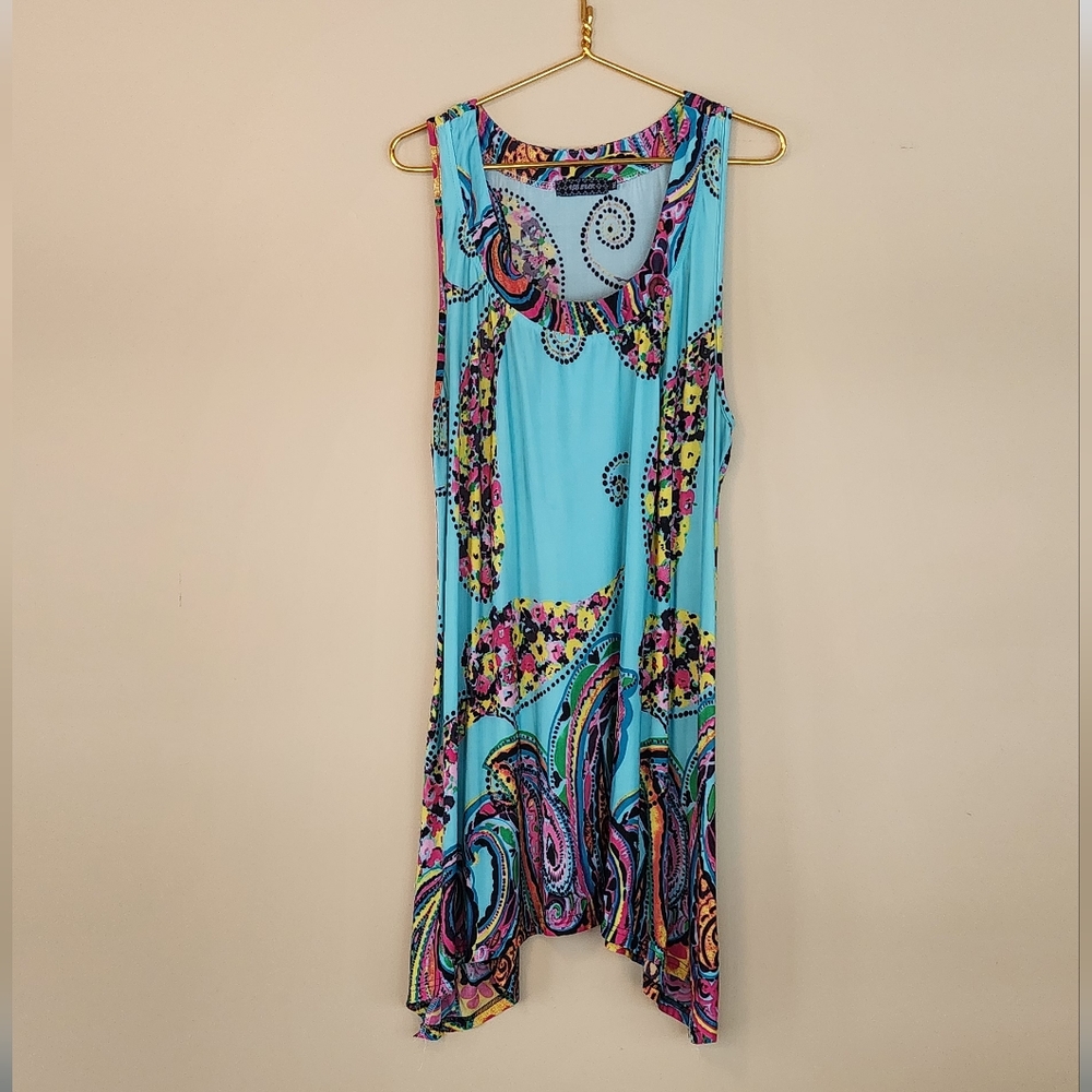 Ice Silk sleeveless dress size 1XL